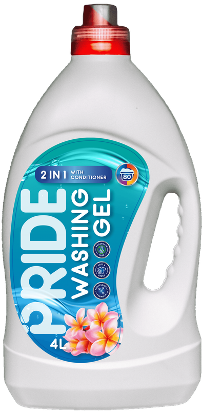 Гель для прання PRIDE 2 в 1 універсальний, 4 л.